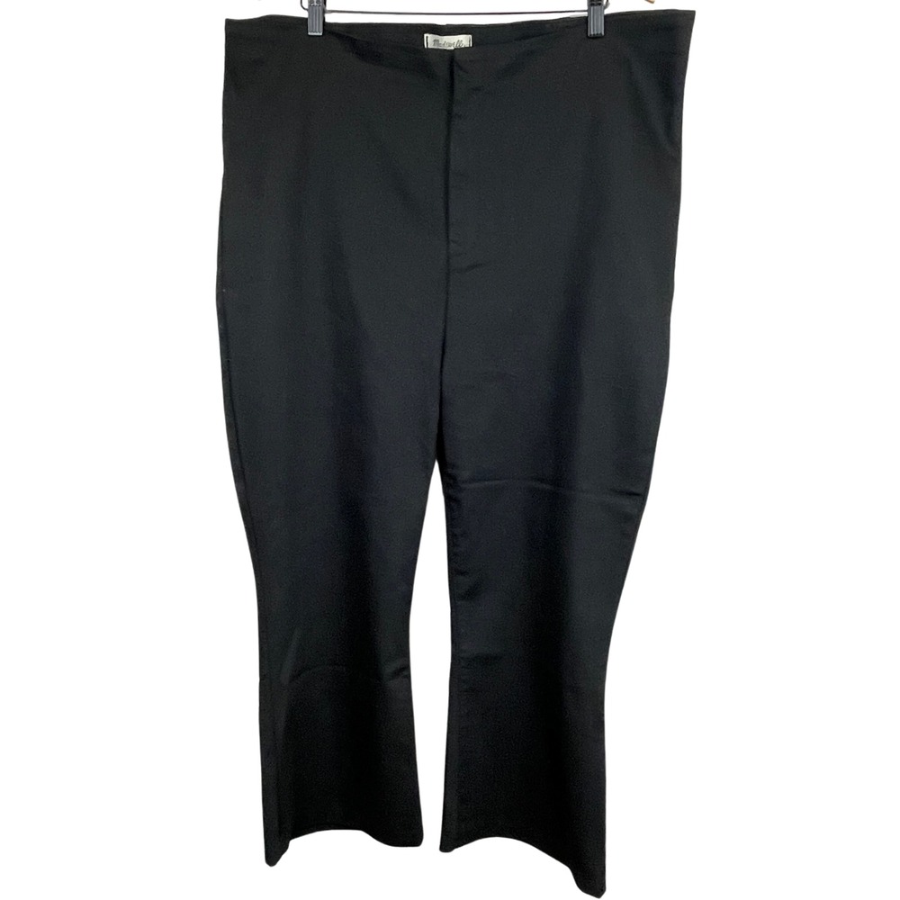 Madewell Black Cropped Pants Jeans Fraser Demi-Boot  Women's Plus 36